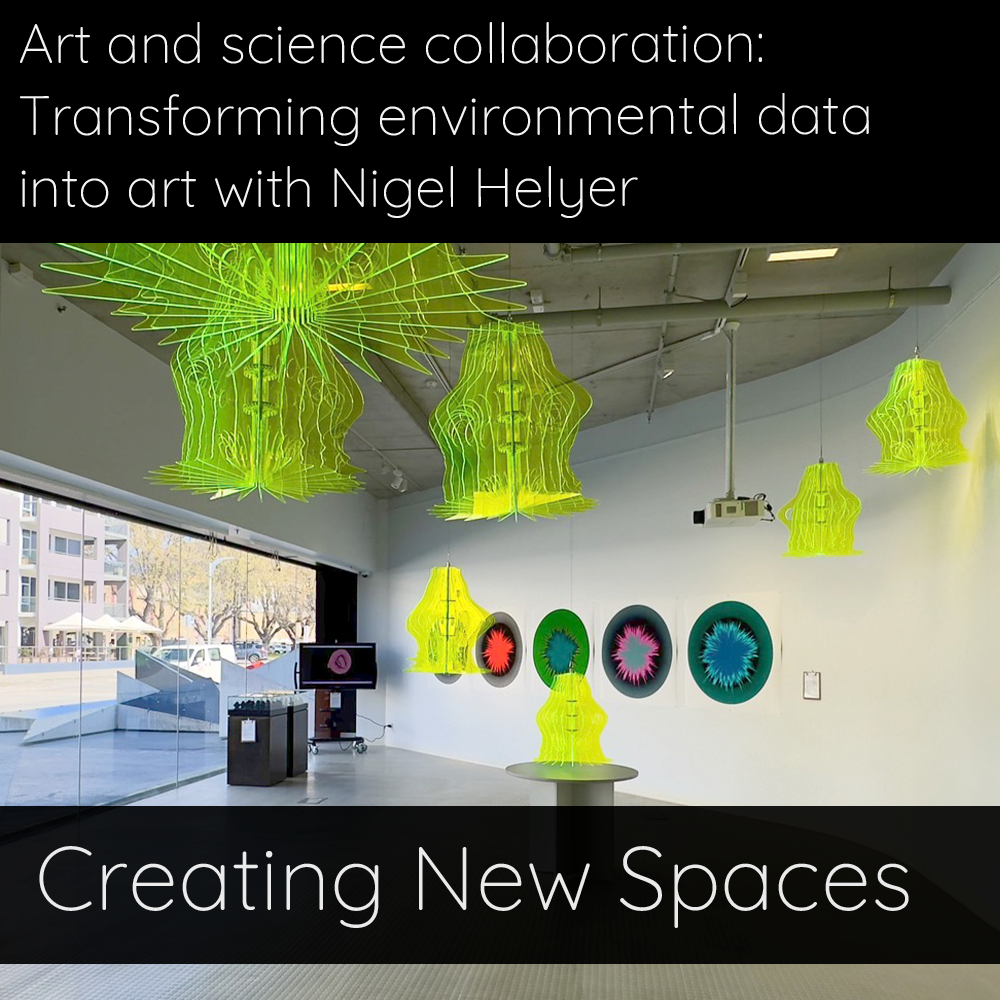 Art and science collaboration: Transforming environmental data into art with Nigel Helyer
